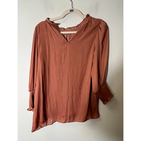 Women's Rust Blouse - Picture 1 of 3